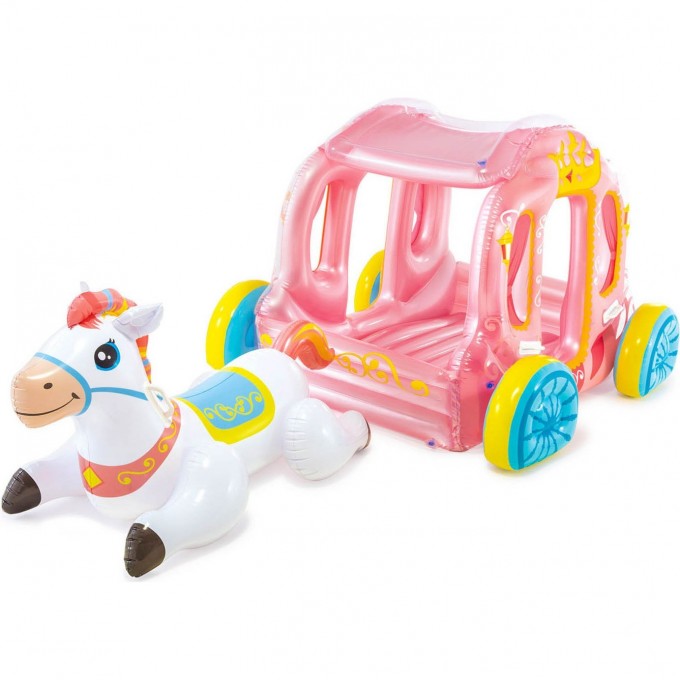 Игровой центр INTEX «КАРЕТА ПРИЦЕССЫ» , 145 х 135 х 104 см, от 3 лет 56514