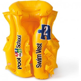 Жилет надувной INTEX 58660 «Школьник», 50 х 47 см, от 3-6 лет