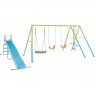 Качели детские INTEX "КОМПЛЕКС 4 КАЧЕЛИ+ГОРКА" 472х254х211см от 3 до 10 лет 44151