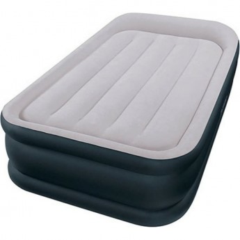 Надувная кровать INTEX DELUXE PILLOW REST RAISED BED 64132 99х191х42см, встроенный насос 220V