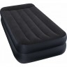 Надувная кровать INTEX PILLOW REST RAISED BED 99х191х42см с подголовником, встроенный насос 220V 64122
