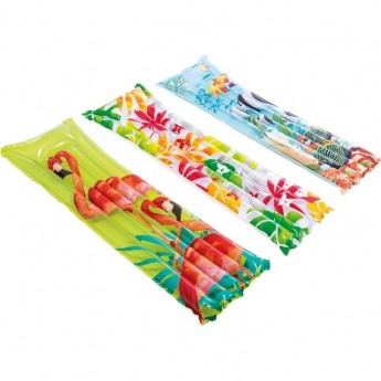 Надувной матрас INTEX 59720 для плавания 183х69см, до 100кг, 3 вида