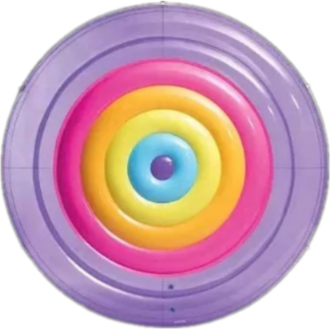 Надувной матрас-остров для плавания INTEX "РАДУЖНАЯ ФИЕСТА" 201x24см до 200 кг 57285